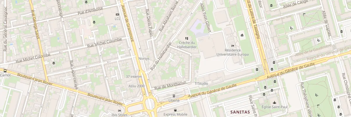 Plan du 26 Rue du Hallebardier à Tours