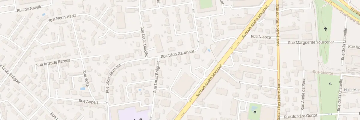 Plan du 30 Rue Léon Gaumont à Tours