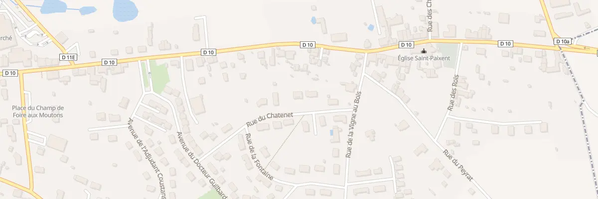 Plan du 9002 Rue du Chatenet à L’Isle-Jourdain