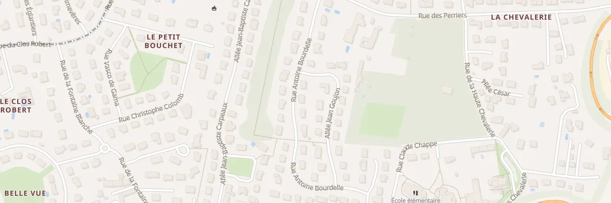 Plan du 14 Rue Antoine Bourdelle à Chambray-lès-Tours
