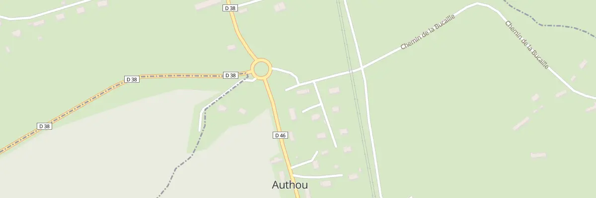 Plan du 2 Che de la Bucaille à Authou
