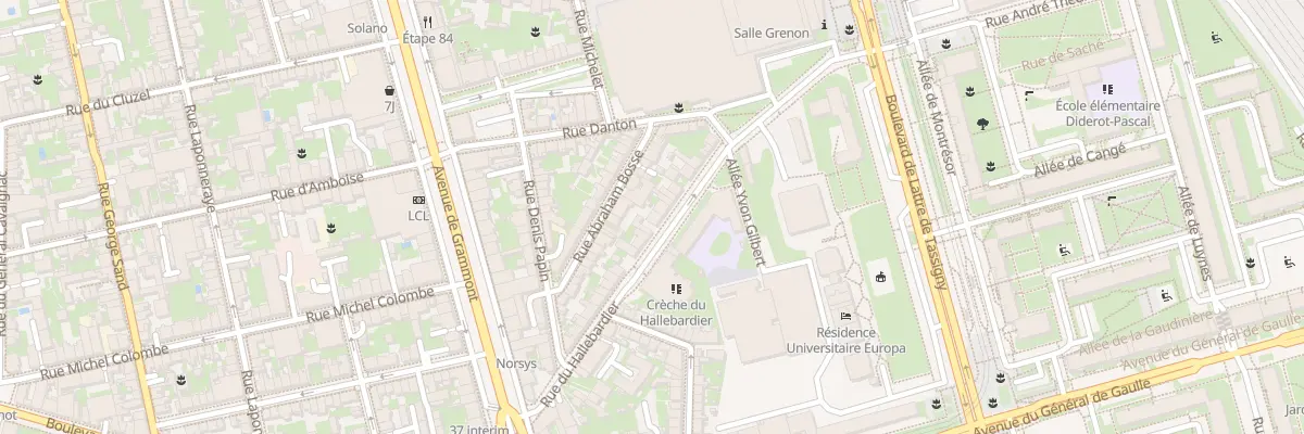 Plan du 47 Rue du Hallebardier à Tours