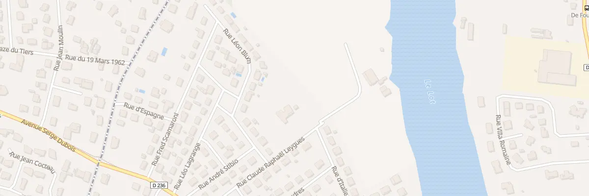 Plan du 21 Rue Claude Raphaël-Leygues à Villeneuve-sur-Lot