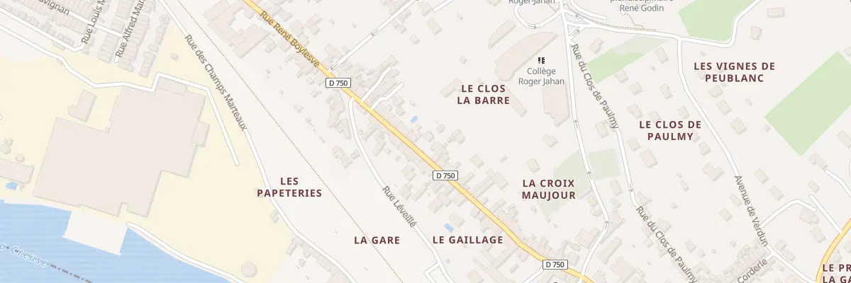 Plan du 87 Rue René Boylesve à Descartes