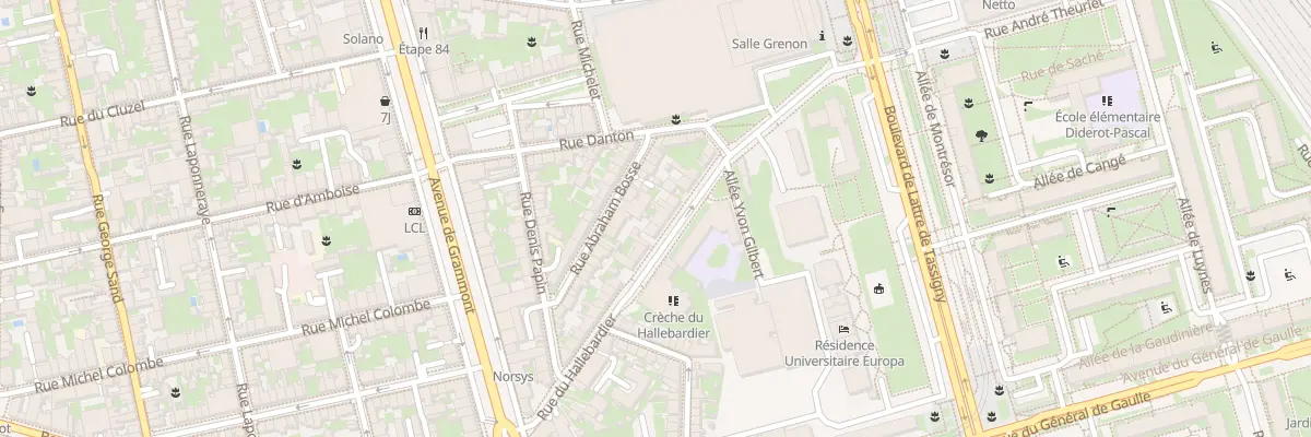 Plan du 45 Rue du Hallebardier à Tours