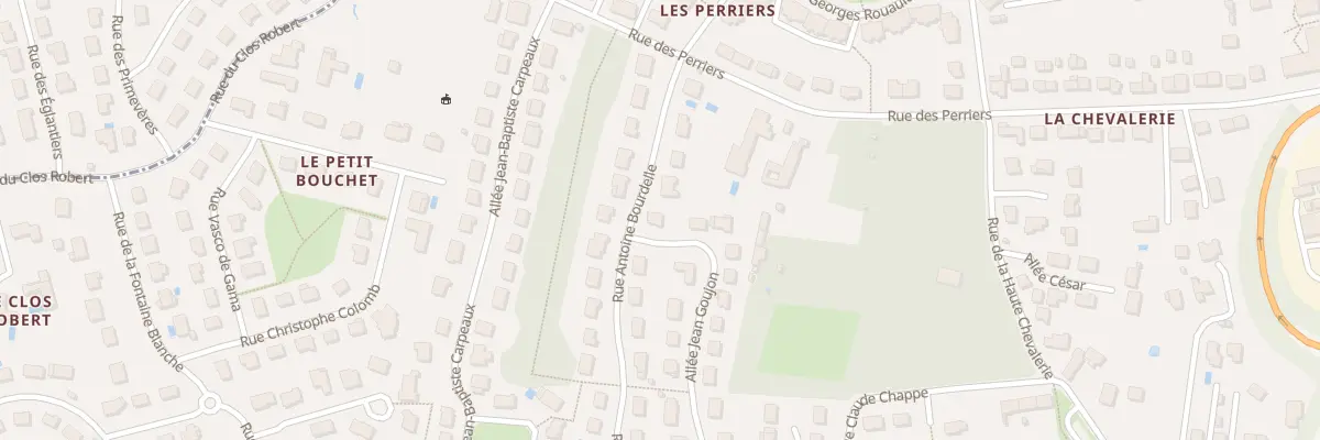 Plan du 2 All Jean Goujon à Chambray-lès-Tours
