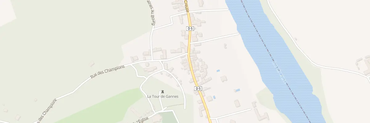 Plan du 36 Rue du Val de Creuse à Saint-Rémy-sur-Creuse