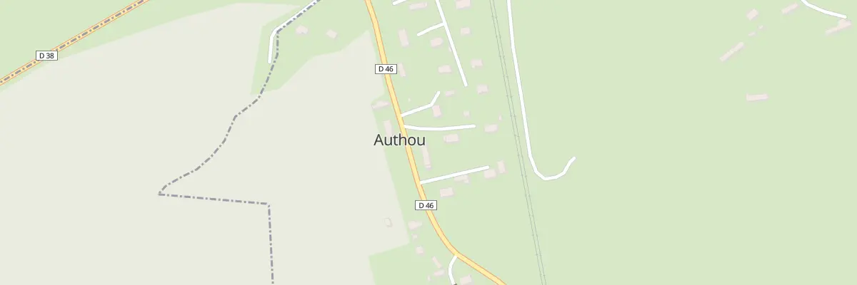 Plan du 20 Rte du Lavoir à Authou