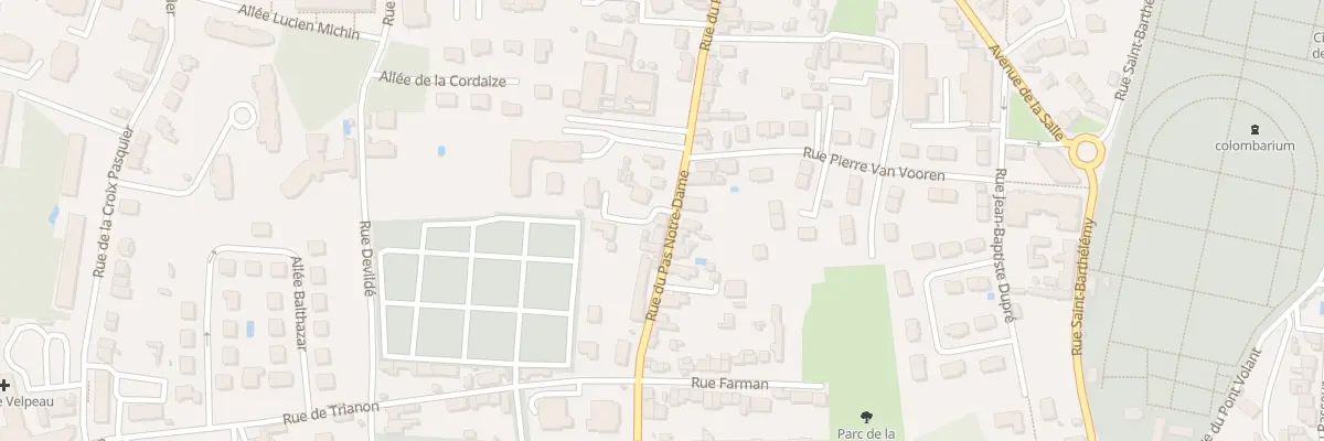 Plan du 16 Rue du Pas Notre-Dame à Tours
