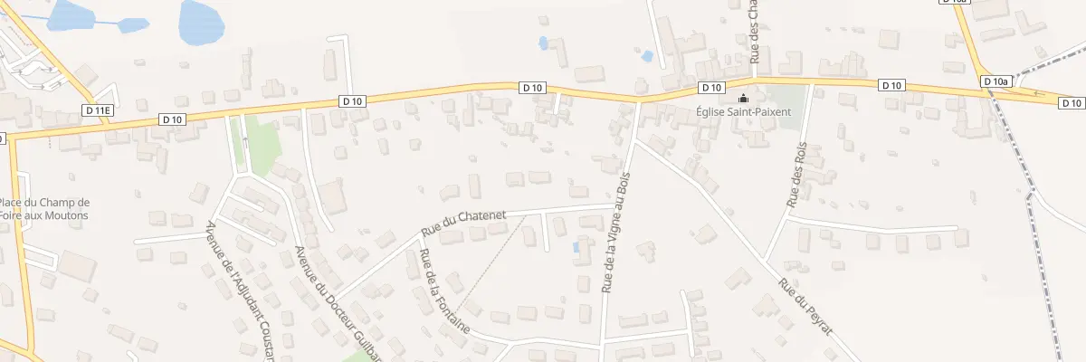 Plan du 9 Rue du Chatenet à L’Isle-Jourdain