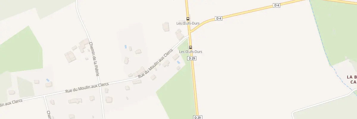 Plan du 3 Rue du Moulin aux Clercs à Cerelles