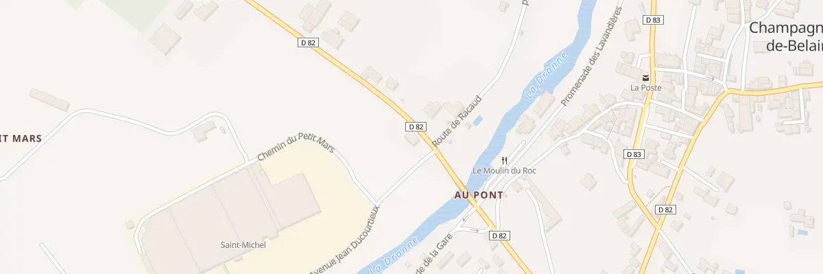 Plan du 271 Av Eugène Le Roy à Champagnac-de-Belair