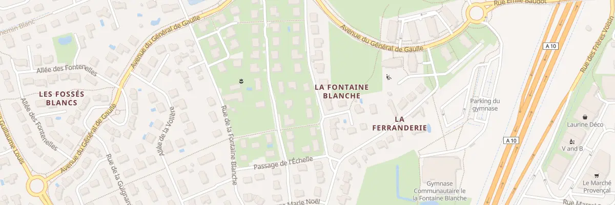 Plan du 7 All des Fosses Blancs à Chambray-lès-Tours