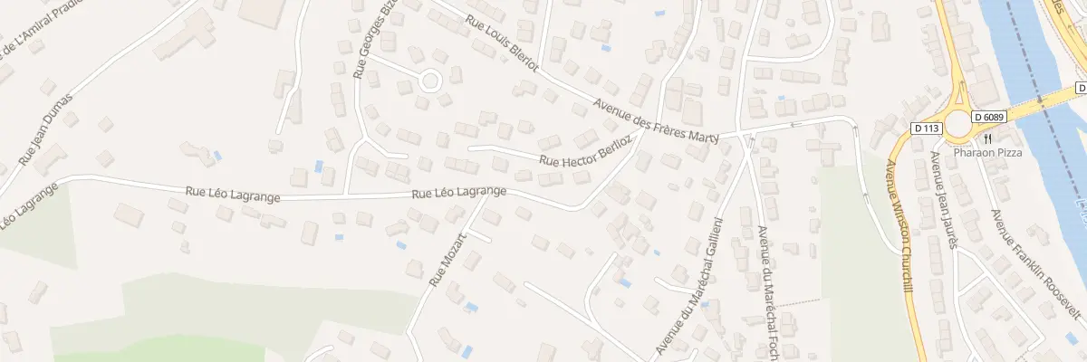 Plan du 7 Rue Hector Berlioz à Coulounieix-Chamiers