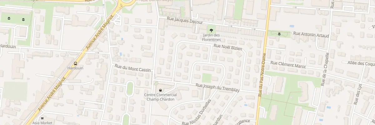Plan du 15 Rue du Vercors à Tours