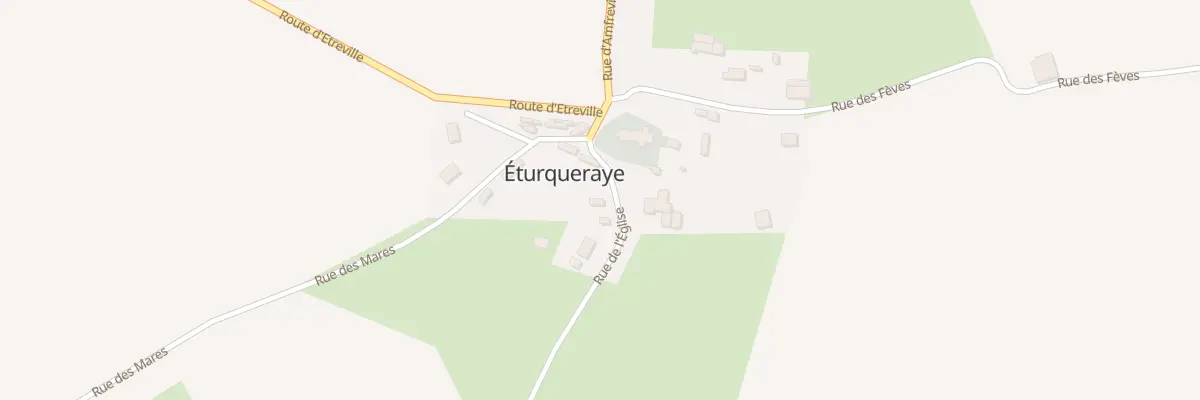 Plan du 34 Rue de l’Église à Éturqueraye