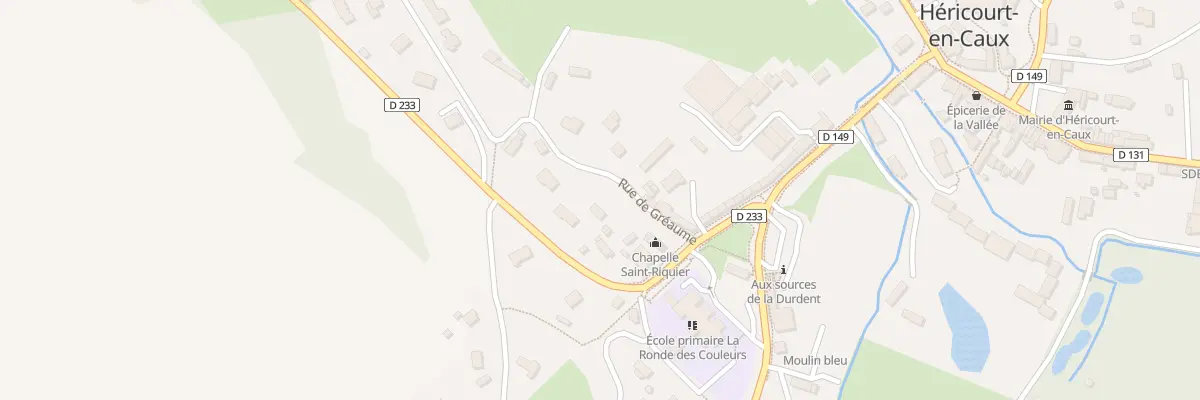 Plan du 1 Rue de Greaume à Héricourt-en-Caux
