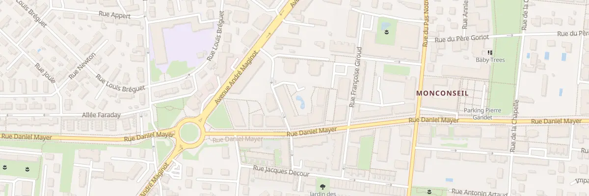 Plan du 15 Rue Jean Guillon à Tours
