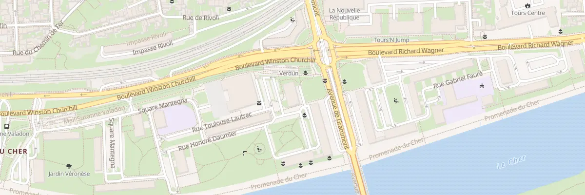 Plan du 229 Av de Grammont à Tours