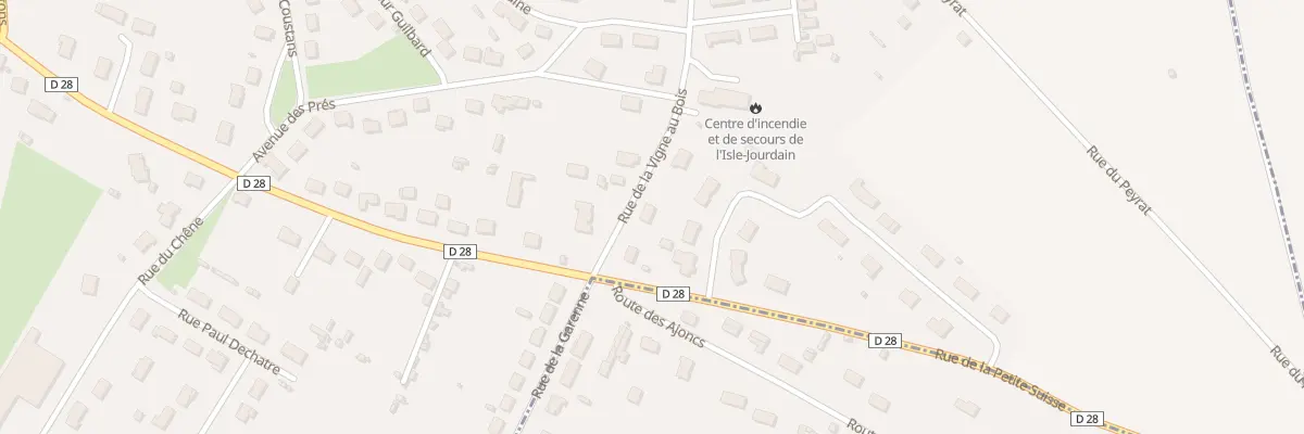 Plan du 3 Rue de la Vigne aux Bois à L’Isle-Jourdain