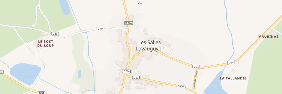 Plan du 5063 Le Bourg aux Salles-Lavauguyon