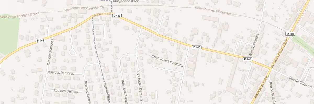 Plan du 9005 Rue des Pavillons à Villeneuve-sur-Lot