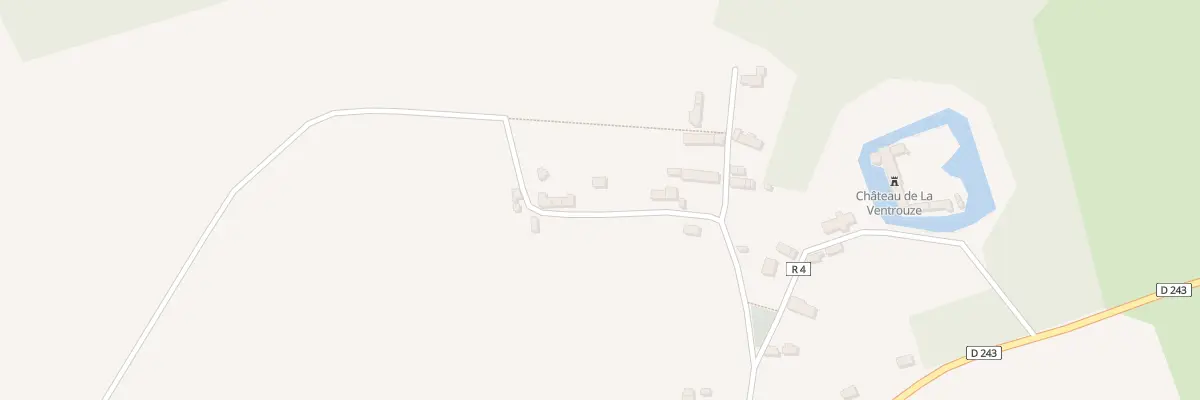 Plan du 61 Le Bourg à La Ventrouze