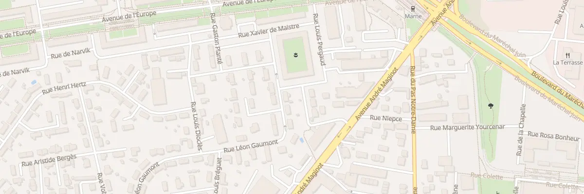 Plan du 18 Rue Léon Gaumont à Tours