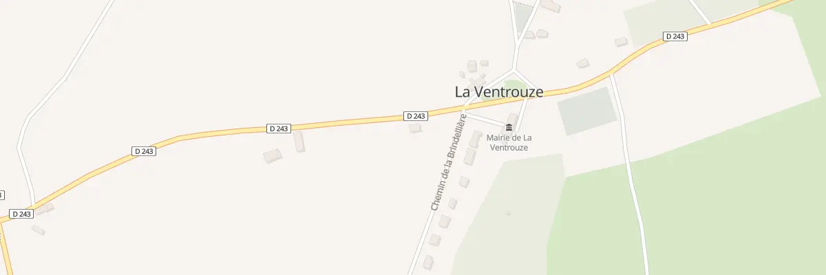 Plan du 1 Le Bourg à La Ventrouze