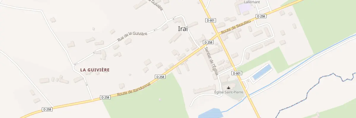 Plan du 126 Rte de Randonnai à Irai