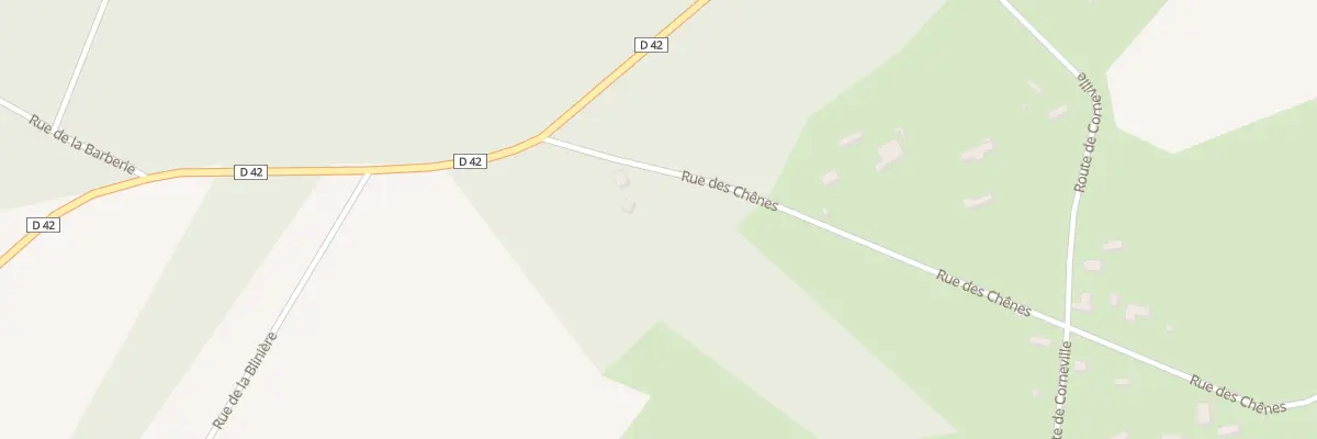 Plan du 64 Rue des Chenes à Fontaine-l’Abbé