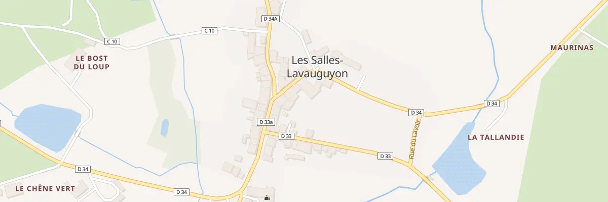 Plan du 5006 Le Bourg aux Salles-Lavauguyon
