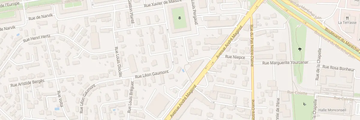 Plan du 22 Rue Léon Gaumont à Tours