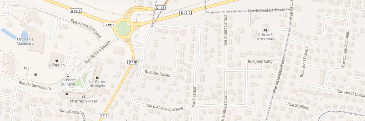 Plan du 14 Rue des Cerisiers à Pujols