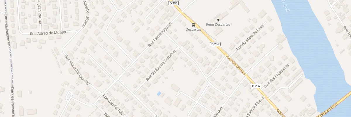 Plan du 3 Rue Guillaume Tronchet à Villeneuve-sur-Lot