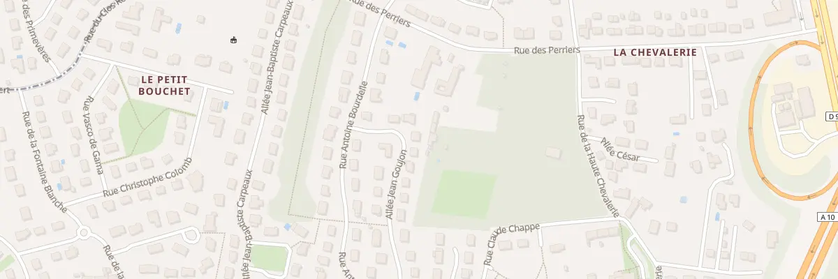 Plan du 8 All Jean Goujon à Chambray-lès-Tours