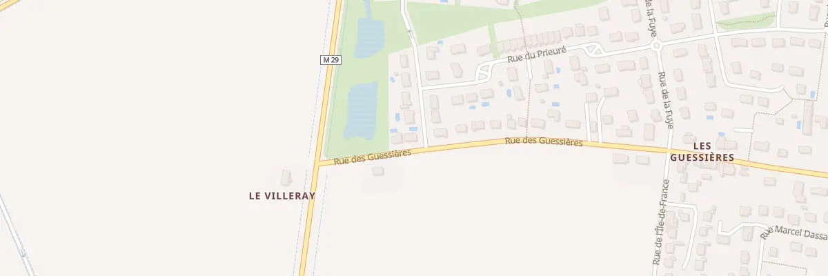Plan du 86 Rue des Guessières à Chanceaux-sur-Choisille