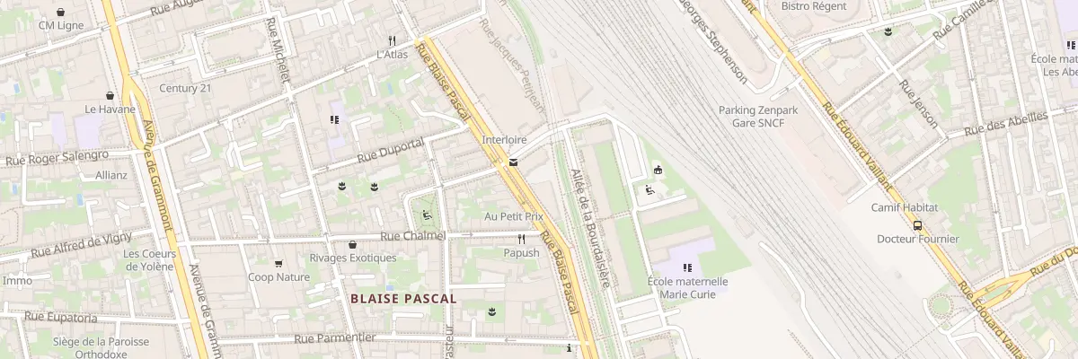 Plan du 78 Rue Blaise Pascal à Tours