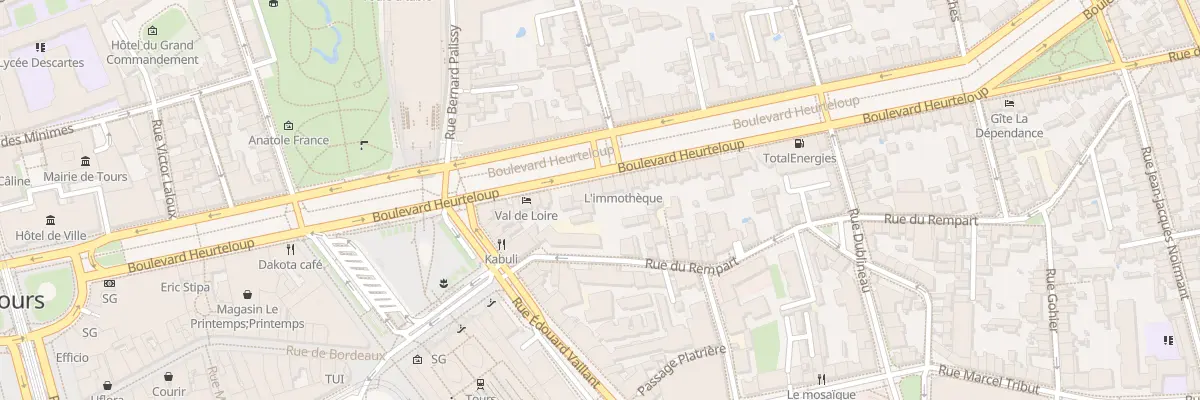 Plan du 41 Bd Heurteloup à Tours