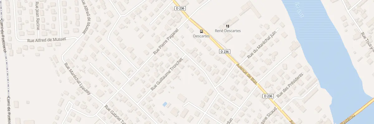 Plan du 1 Rue Guillaume Tronchet à Villeneuve-sur-Lot