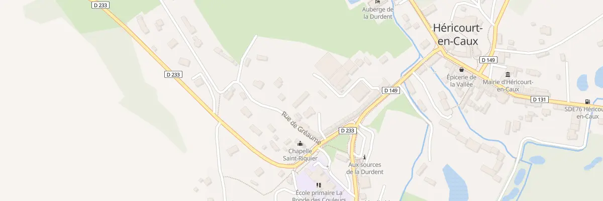 Plan du 4 Rue de Greaume à Héricourt-en-Caux