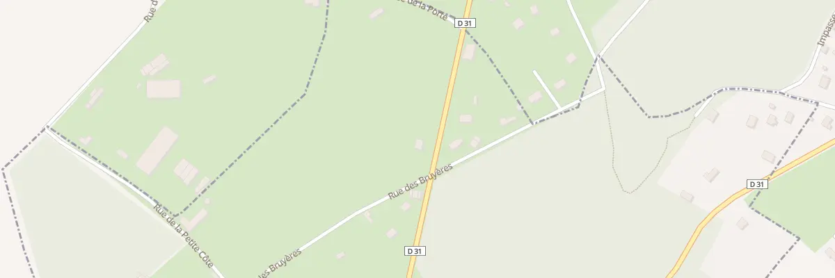Plan du 770 Rue de la Cote St Georges à Fontaine-l’Abbé