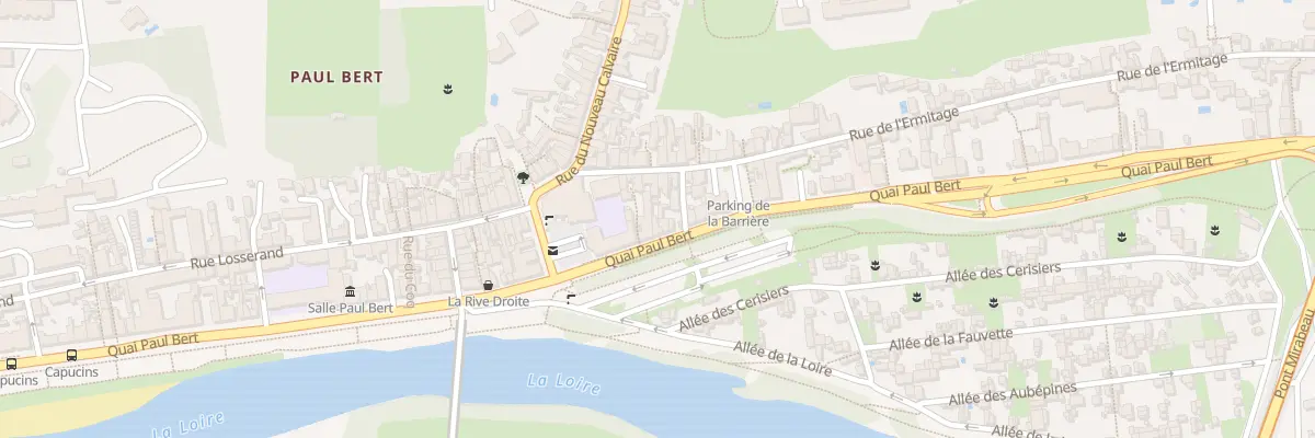 Plan du 72 Quai Paul Bert à Tours