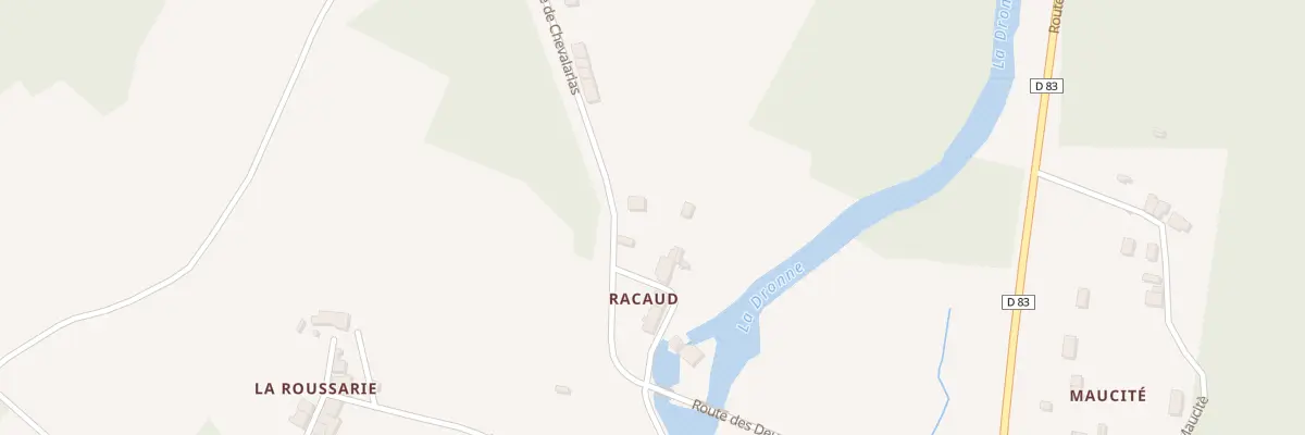 Plan du 150 Rte de Chevalarias à Champagnac-de-Belair