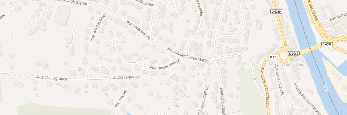 Plan du 2 Rue Hector Berlioz à Coulounieix-Chamiers
