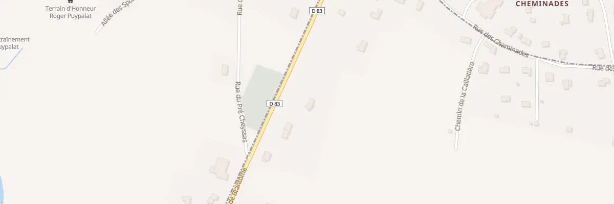 Plan du 1 Chassepoule à Condat-sur-Trincou