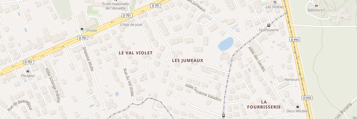 Plan du 18 Imp Pierre Vignon à Joué-lès-Tours