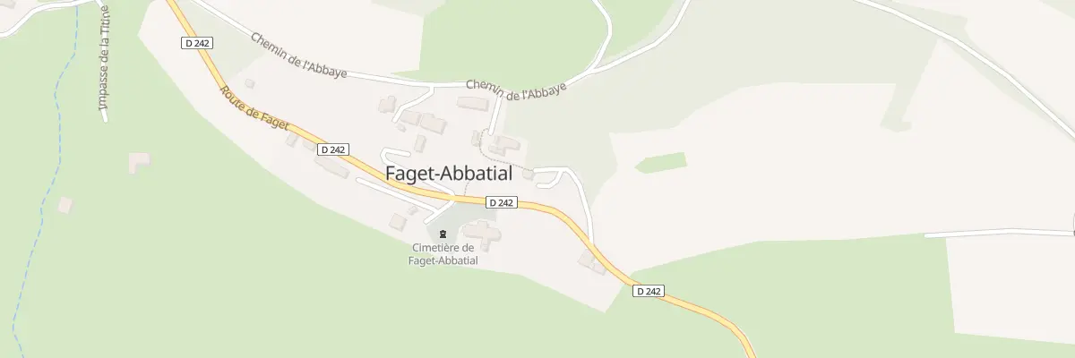 Plan du 5079 Village à Faget-Abbatial