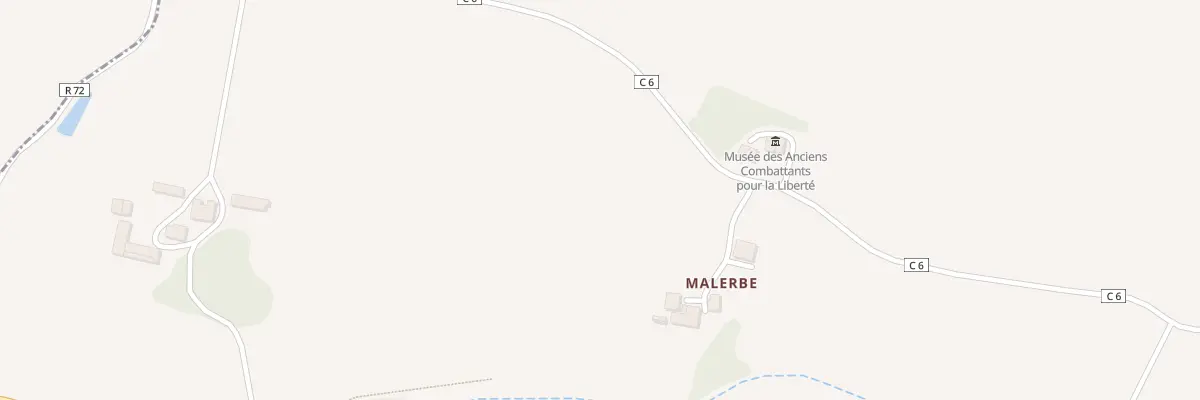 Plan du 824 Chem de Malherbe à Brugnens