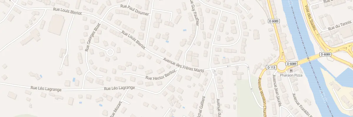 Plan du 1 Rue Guy Pauthier à Coulounieix-Chamiers